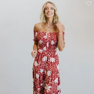 Becca Smocked Maxi Dress